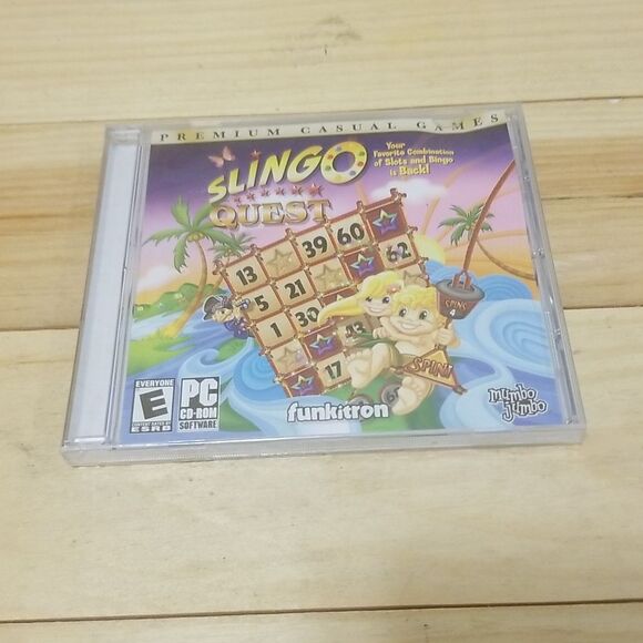 Slingo Quest - PC - Video Game - Brand new unopened. - Picture 1 of 5